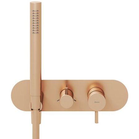 Смеситель для душа Ravak Espirit ES 068.60RGB.O3+S X070356 розовое золото