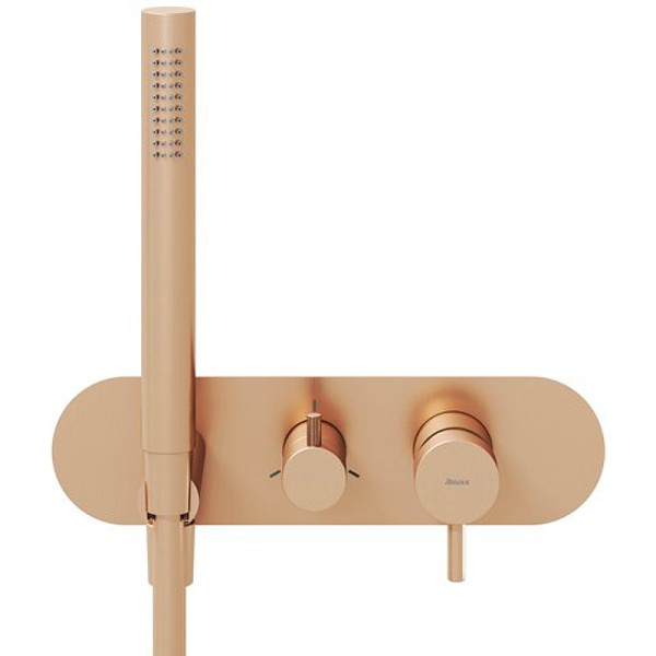 Смеситель для душа Ravak Espirit ES 068.60RGB.O3+S X070356 розовое золото