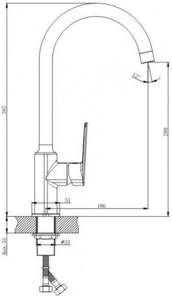 Смеситель для кухни Koller Pool Style SL0500