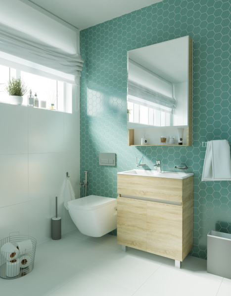 Тумба с раковиной 1Marka  Mira 60Н У83303