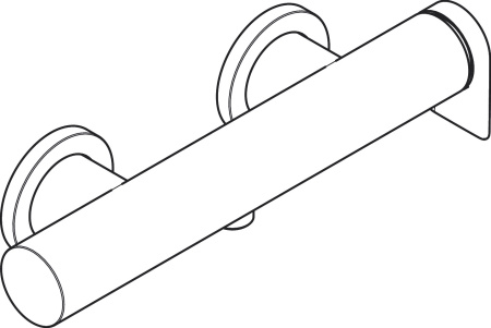 Смеситель для душа однорычажный Hansgrohe Vivenis 75620670 черный матовый