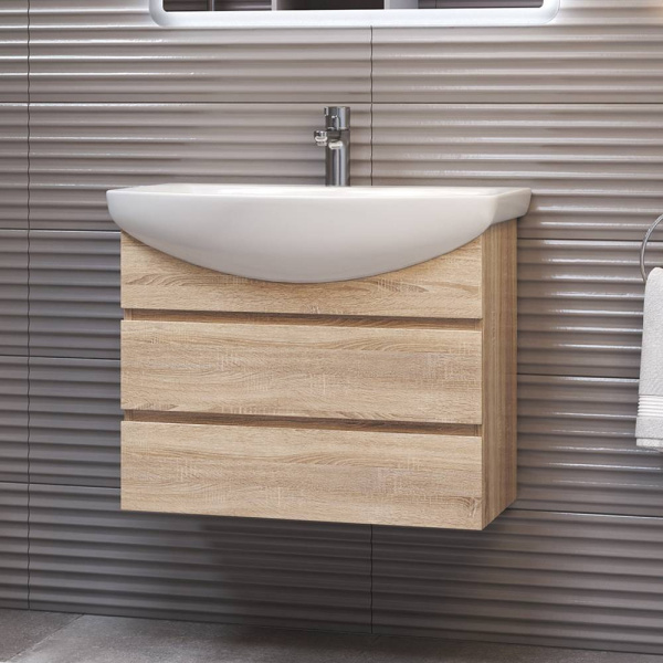 Тумба под раковину подвесная VIGO Wing 70 tp.WIN.BAL.70.2Y дуб сонома