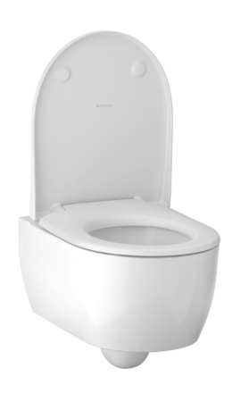 Подвесной унитаз безободковый с сиденьем микролифт Geberit iCon 500.784.01.1