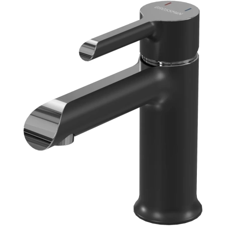 Смеситель для раковины Grossman Alba 510.K35.06.100/210 хром с черным