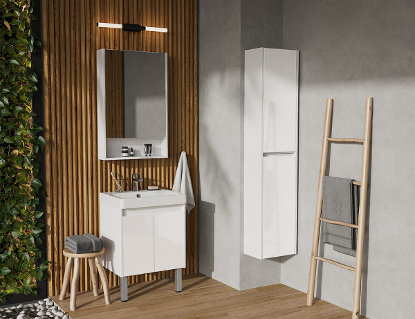 Тумба с раковиной Aquaton Сканди Doors 55 1A2788K0SD010