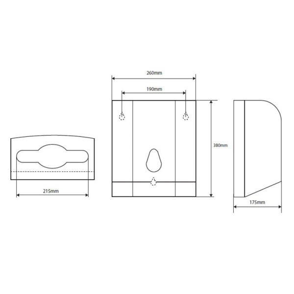 Диспенсер для бумажных полотенец Bemeta Hotel 121103106