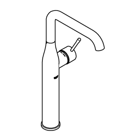 Смеситель для раковины Grohe Essence 24170 KF1 (24170KF1) черный матовый