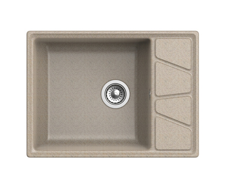 Кухонная мойка GranFest Vertex 680L, V-680L песочный
