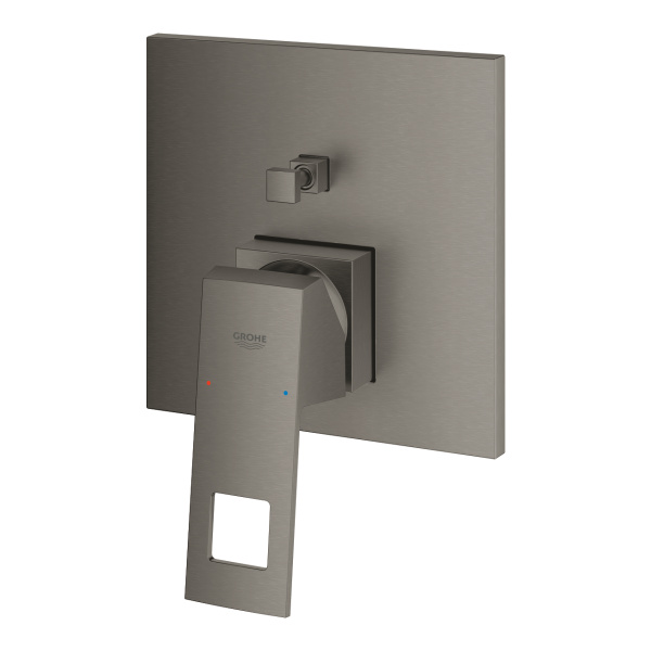 Смеситель для ванны однорычажный Grohe Eurocube 24062 AL0 (24062AL0) темный графит матовый