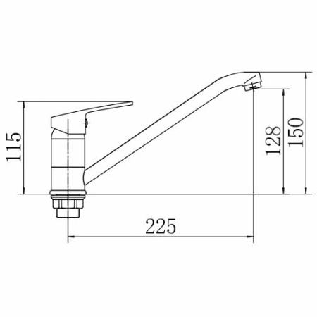 Смеситель для кухни FASHUN A4916