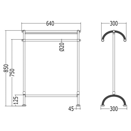 Полотенцедержатель Devon&Devon Imperial DEIMPERIAL
