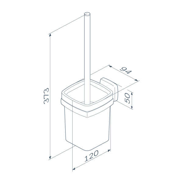 Стойка с туалетной щеткой Am.Pm Gem A9033422