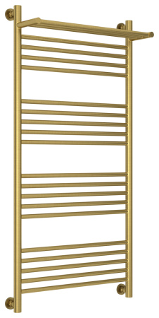 Полотенцесушитель Водяной Сунержа Богема с полкой + (120х60) Состаренная Латунь 051-0223-1260