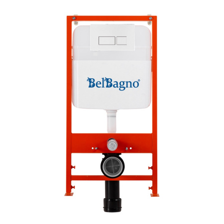 Комплект унитаза с инсталляцией BelBagno BB070CHR/SC/BB026/BB042BL