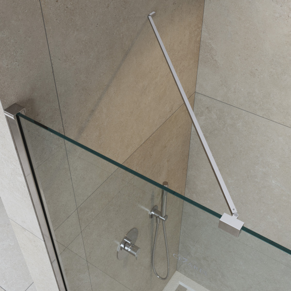 Душевая перегородка 130 см CEZARES LIBERTA LIBERTA-L-1-TB-130-C-Cr