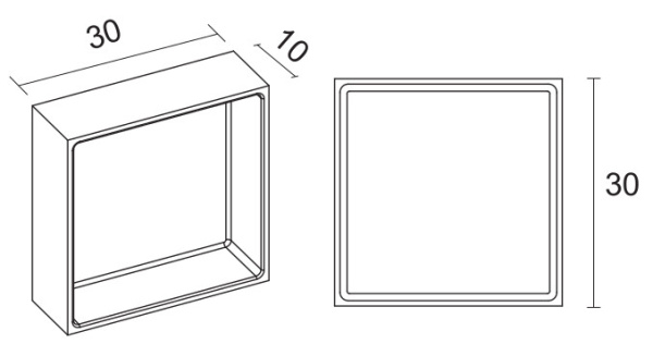 Полочка для ванной Riho Solid Alcove 207013