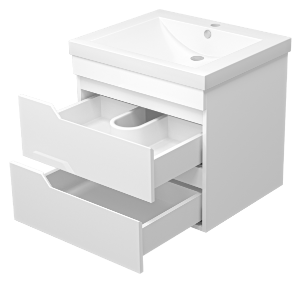 Тумба под раковину Misty Софт 60  П-Соф-01060-011П2Я