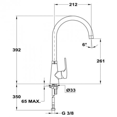 Смеситель для кухни TEKA VITA 249150210 (24.915.02.10)