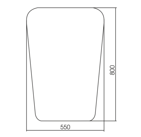 Зеркало (55х80) Silver Mirrors   Фокстрот ФР-00002382