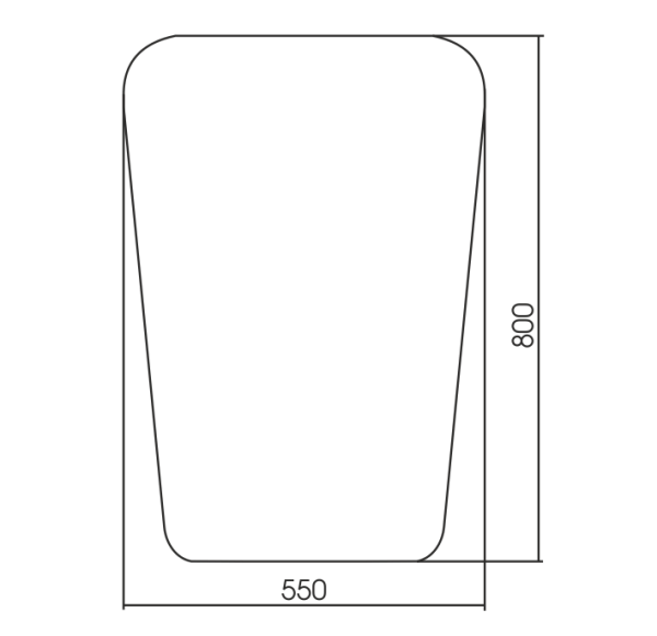 Зеркало (55х80) Silver Mirrors   Фокстрот ФР-00002382