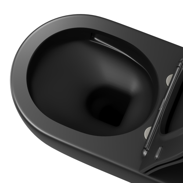 Унитаз подвесной безободковый Grossman  GR-4457BMSQ с сиденьем микролифт