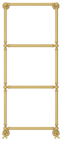Полотенцесушитель Водяной Сунержа Ренессанс 1304 (126х50) Матовое Золото 032-0280-1250