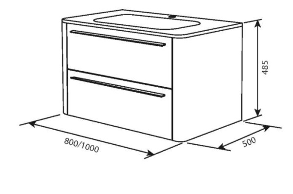 Тумба для ванной Am.Pm Awe M15FHX0802VF