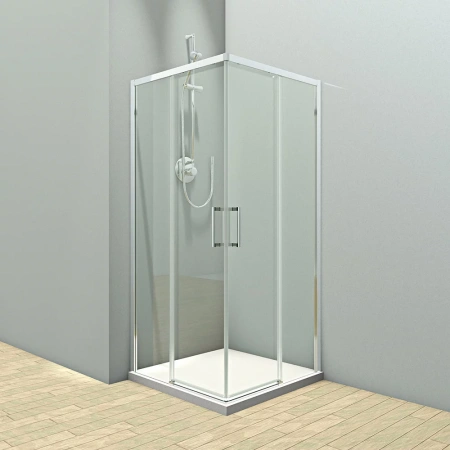 Душевой угол Veconi Rovigo RV-47, (100x100) RV47-100-01-C4