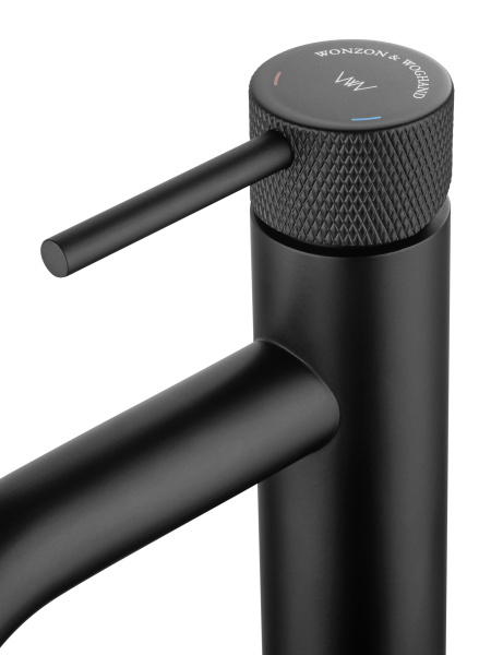 Смеситель для раковины WONZON & WOGHAND, черный матовый WW-H1061-MB