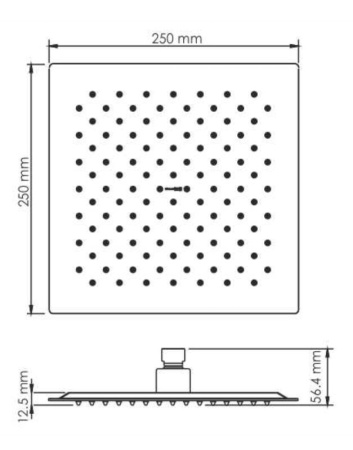 Душевая система WasserKRAFT A84182, серый