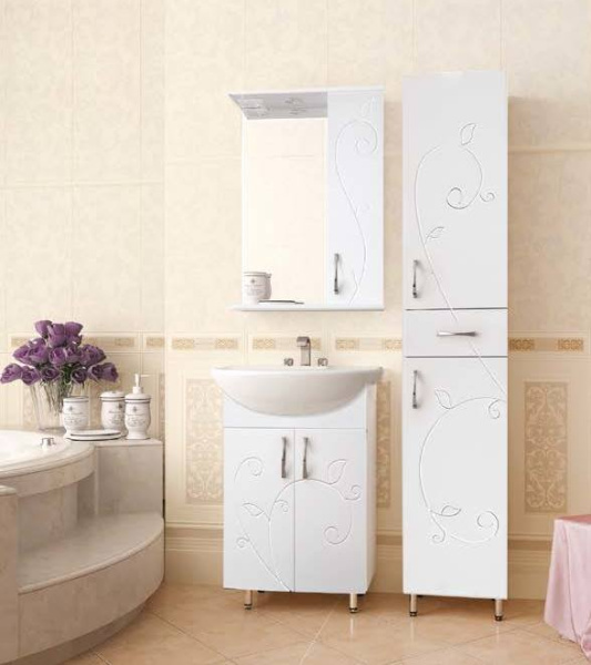 Пенал напольный Style Line Эко Фьюжн 36 ЛС-00000257 белый