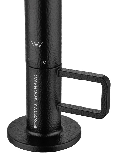 Смеситель для раковины WONZON & WOGHAND LOOP, черный матовый WW-111-00-508