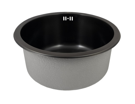 Мойка кухонная KAISER 43x43x17,8 графит (KSM-4302)