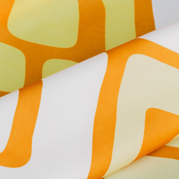 Штора для ванной комнаты IDDIS Basic 280P24RI11, оранжевый