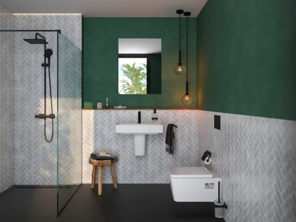 Ершик для унитаза Hansgrohe AddStoris 41752670 черный матовый
