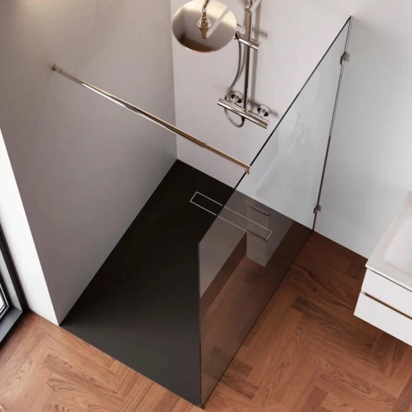 Душевая перегородка 120 см Am.Pm X-Joy W94WI-120-F1-MTE хром матовый