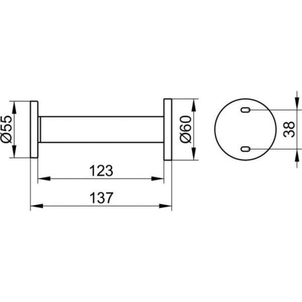 Держатель запасных рулонов Keuco Edition 300, 30063010000