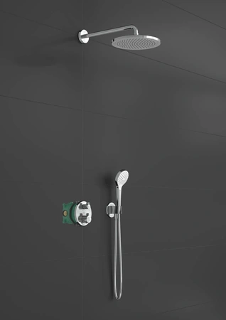 Душевой комплект с термостатом Hansgrohe Croma 280 Ecostat S 1jet 27954000 хром