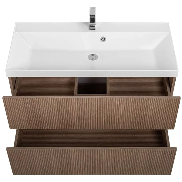 База под раковину подвесная Art&Max AM-Verona-Push-1000-2C-SO-KV кадена вуд