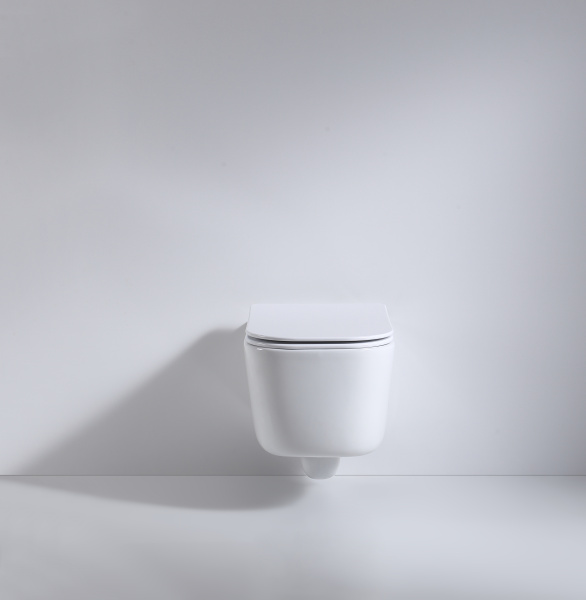 Подвесной безободковый унитаз с сиденьем микролифт beWash Schutz BKWHR002510