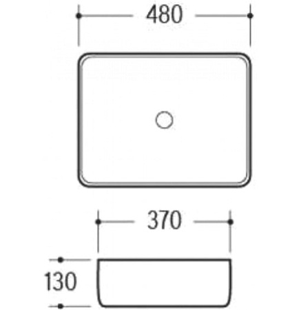 Раковина Melana A022-S02-803