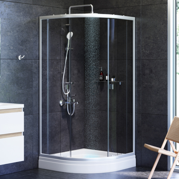 Душевой уголок (90х90) Am.Pm X-Joy Twin Slide W88G-205-090MT64
