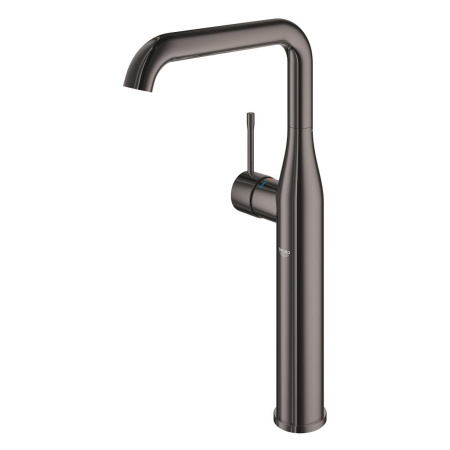 Смеситель для раковины однорычажный Grohe Essence 24170 A01 (24170A01) тёмный графит глянец