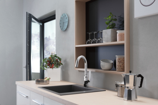 Смеситель для кухни однорычажный Hansgrohe Focus M42 71802000 хром