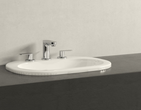 Смеситель для раковины на 3 отверстия Grohe Eurosmart Cosmopolitan 20187 000 (20187000) хром