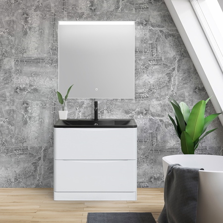Раковина (80х45) BelBagno BB800/455-LV-ART-ALR-NERO