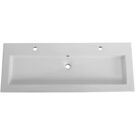Керамическая раковина с двумя отверстиями под смеситель CEZARES CZR-8070-120-1-2