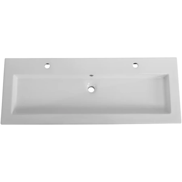 Керамическая раковина с двумя отверстиями под смеситель CEZARES CZR-8070-120-1-2