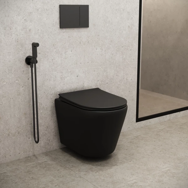 Унитаз подвесной безободковый Grossman Fly GR-4478BMS с сиденьем микролифт