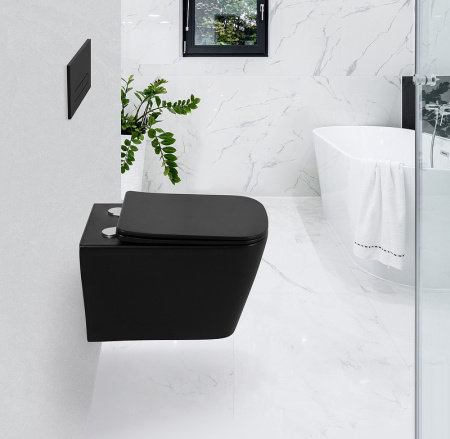 Унитаз подвесной BelBagno Ardente-C BB3202CHR-MB/BB3202SC-MB